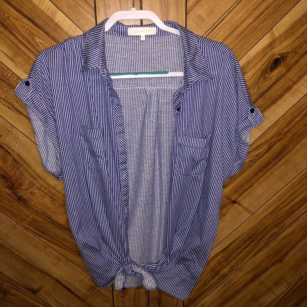 Button up blouse. Never worn.